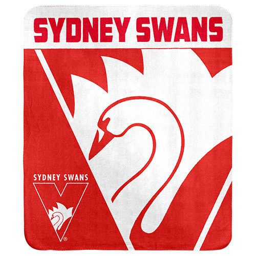 Sydney Swans Blanket: Polar Fleece