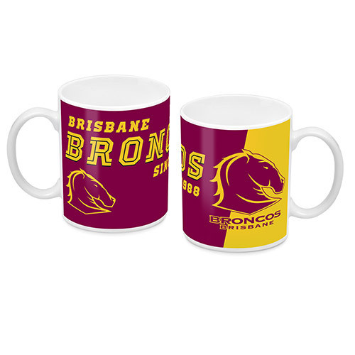 Brisbane Broncos Ceramic Mug - Logo Brisbane Broncos Ceramic Mug - Logo