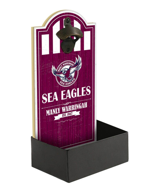 Manly Warringah Sea Eagles Bottle Opener With Catcher