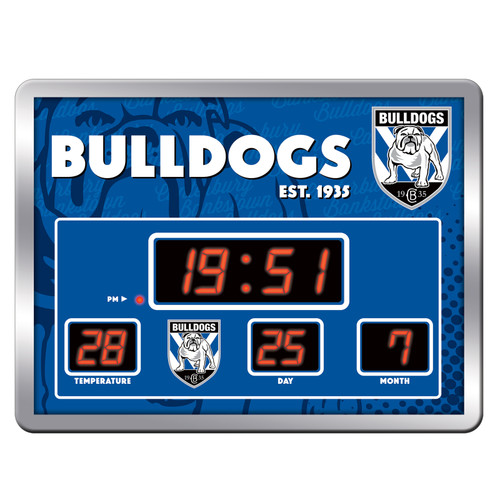 Canterbury-Bankstown Bulldogs NRL LED Scoreboard Clock