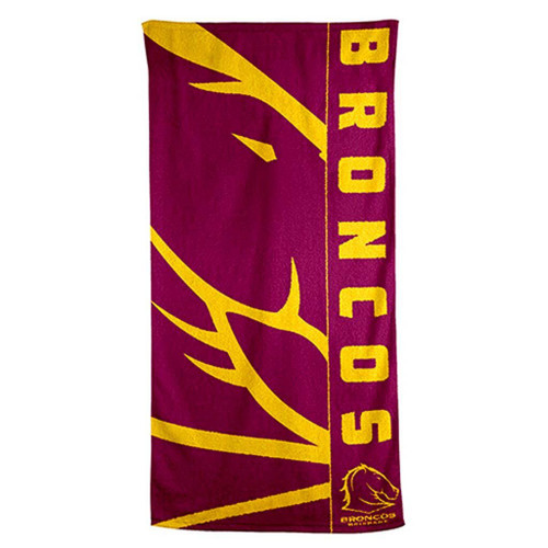 Official NRL Shop Brisbane Broncos Beach Towel