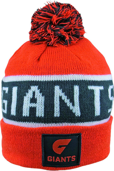 Greater Western Sydney Giants Traditional Bar Beanie