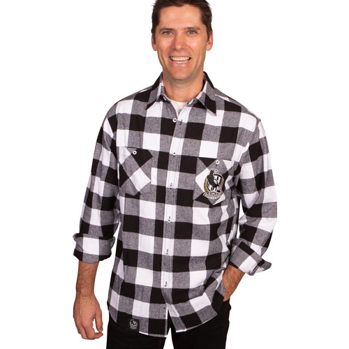 Collingwood Magpies AFL Lumberjack' Flannel Shirt