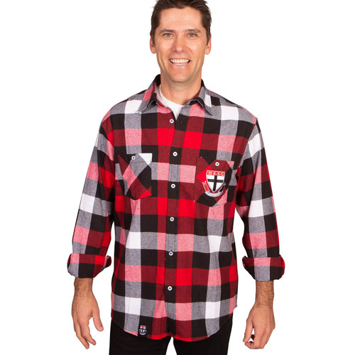 St Kilda Saints AFL Lumberjack' Flannel Shirt