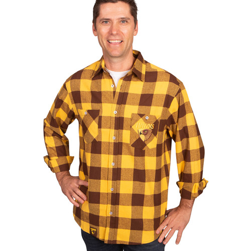 Hawthorn Hawks AFL Lumberjack' Flannel Shirt