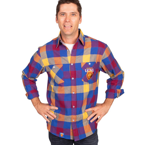 Brisbane Lions AFL Lumberjack' Flannel Shirt