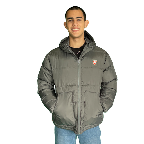 Sydney Swans AFL Mens Drew Hood Puffa Jacket