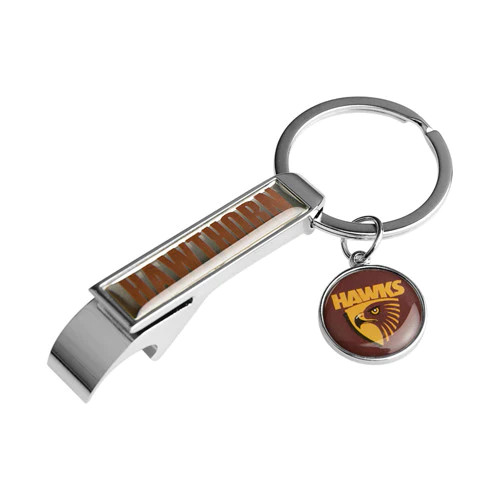 Hawthorn Hawks Bottle Opener Keyring Hawthorn Hawks Bottle Opener Keyring
