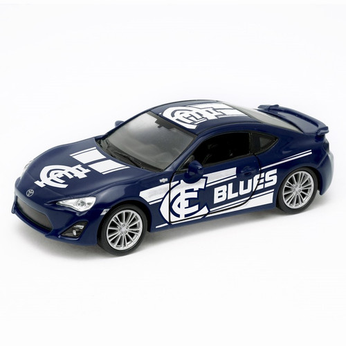 Official AFL Carlton Blues Toyota 86 Collectable Diecast Car