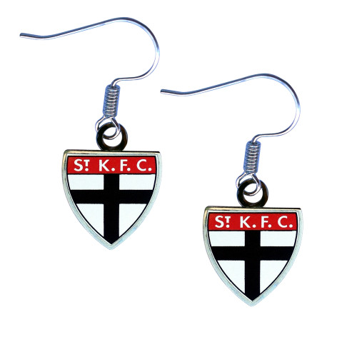 St. Kilda Saints Colour Logo Earrings