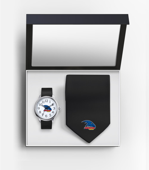 Adelaide Crows AFL Watch & Tie Gift Set