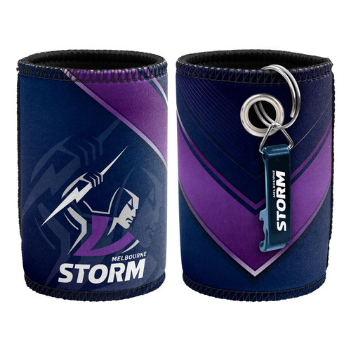 Melbourne Storm NRL Can Cooler with Bottle Opener 