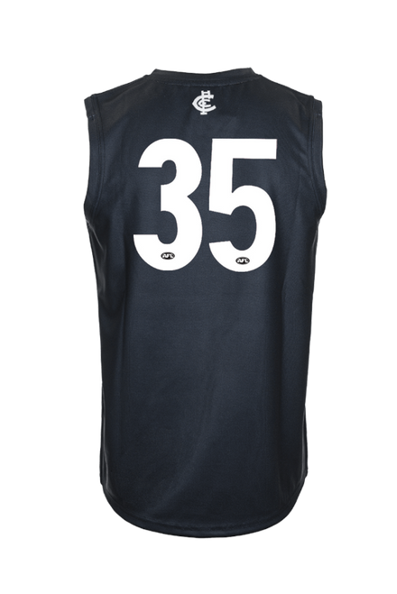 Ed Curnow #35 Carlton Blues Youth Guernsey