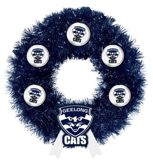 Geelong Cats Christmas Wreath