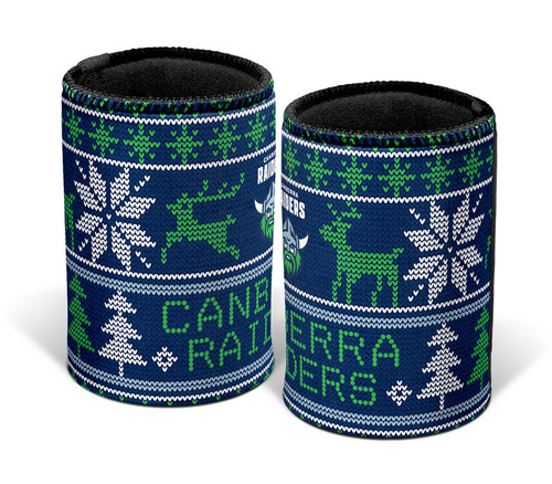 Canberra Raiders Christmas Can Cooler Canberra Raiders Christmas Can Cooler