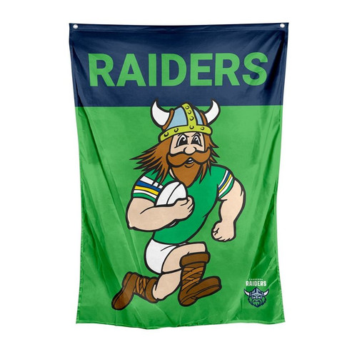 Canberra Raiders Mascot Wall Flag