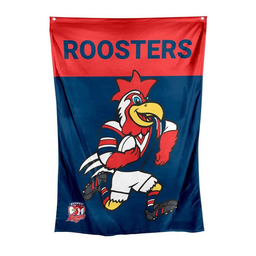 Sydney Roosters Mascot Wall Flag