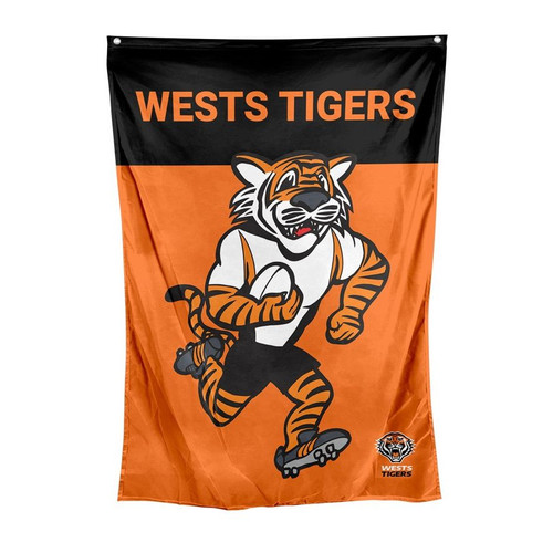 Wests Tigers Mascot Wall Flag