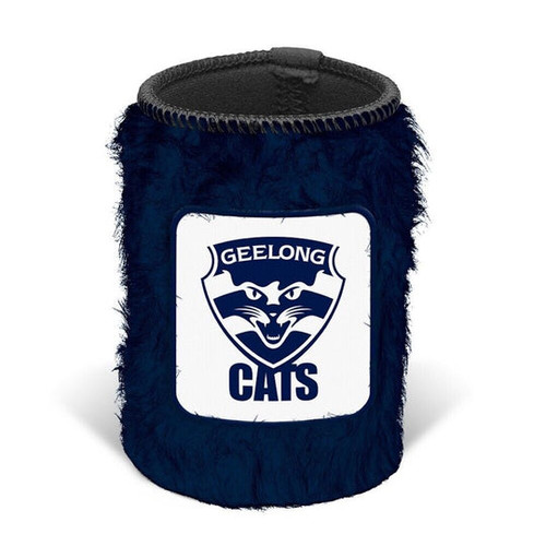 Geelong Cats Fluffy Can Cooler