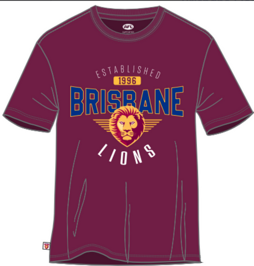Brisbane Lions Youth Supporter Tee