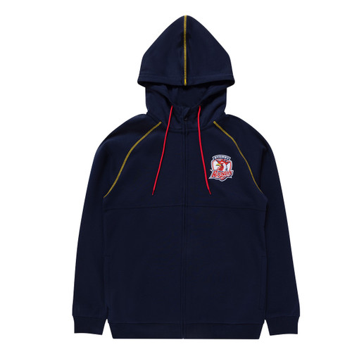 Sydney Roosters Mens Zip Through Hood