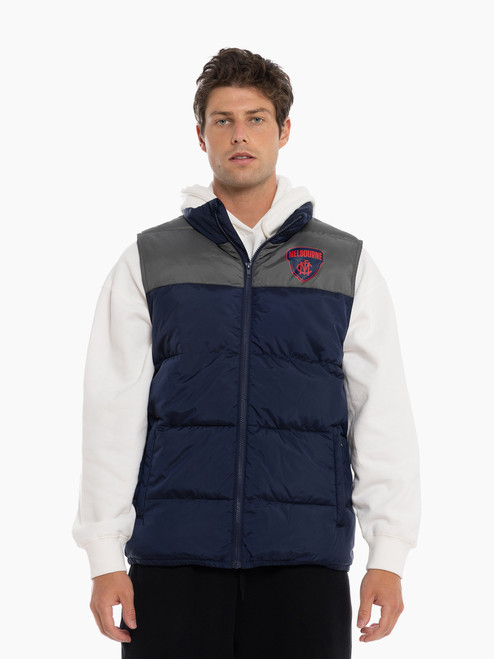 Melbourne Demons Mens Puffer Vest