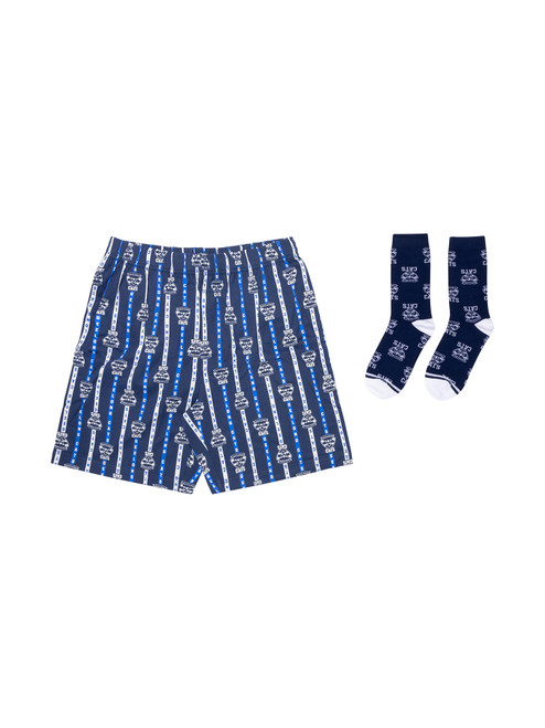 Geelong Cats Boxer Short & Sock Gift Pack