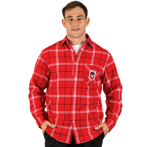 St George Illawarra Dragons Mustang Flannel Shirt