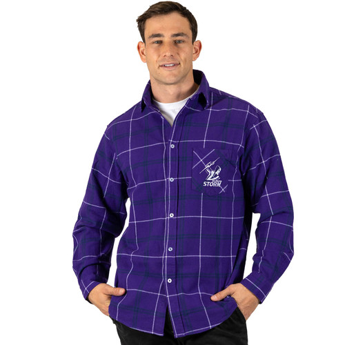 Melbourne Storm Mustang Flannel Shirt