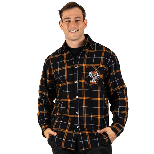 Wests Tigers Mustang Flannel Shirt Wests Tigers Mustang Flannel Shirt