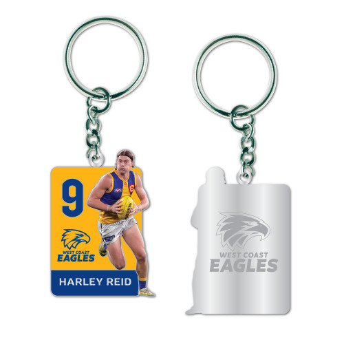 West Coast Eagles Harley Reid Keyring 