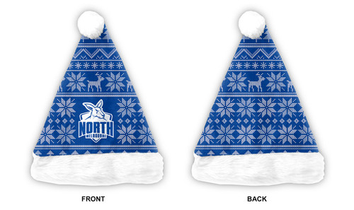North Melbourne Kangaroos Christmas Santa Hat