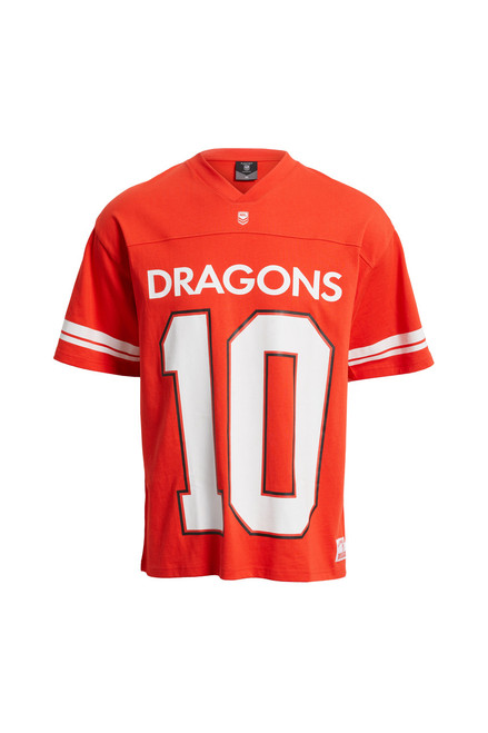 St George Illawarra Dragons Oversized Gridiron T-shirt St George Illawarra Dragons Oversized Gridiron T-shirt
