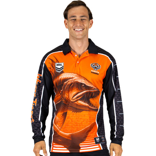 Wests Tigers Barracuda Fishing Shirt Wests Tigers Barracuda Fishing Shirt