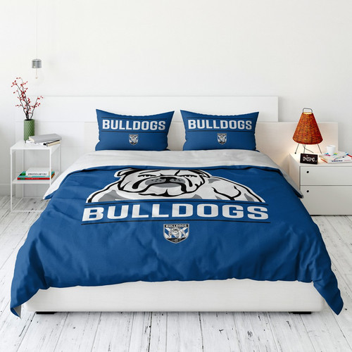 Canterbury-Bankstown Bulldogs Double Quilt Cover Set Canterbury-Bankstown Bulldogs Double Quilt Cover Set