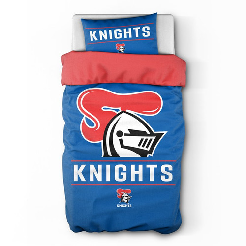 Newcastle Knights Single Quilt Cover Set Newcastle Knights Single Quilt Cover Set