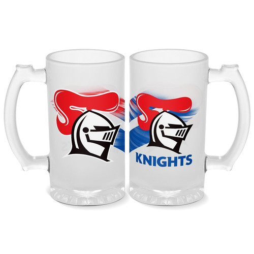 Newcastle Knights Stein Frosted 500Ml Newcastle Knights Stein Frosted 500Ml