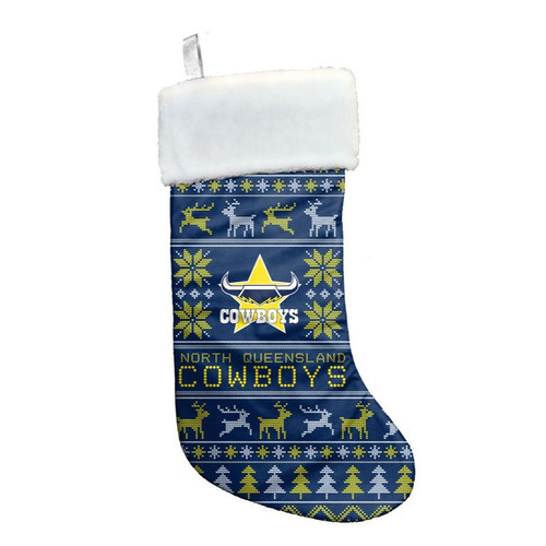North Queensland Cowboys Jumbo Christmas Stocking North Queensland Cowboys Jumbo Christmas Stocking