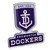 Fremantle Dockers Lensed Chrome AFL Supporter Logo