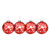 Sydney Swans Set Of Four Glitter Baubles