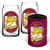 Brisbane Broncos NRL Can Glasses & Can Cooler