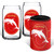 Dolphins NRL Can Glasses & Can Cooler