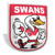 Sydney Swans Retro Mascot Shaped Cushion