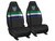 New Zealand Warriors Car Seat Cover Set