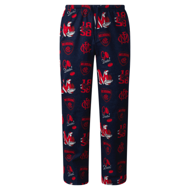 Official AFL Merchandise: Melbourne Football Club AFL Mens Flannel Pants