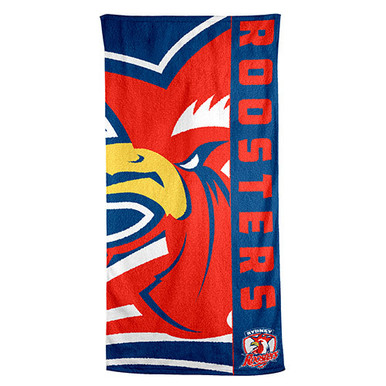 Official NRL Merchandise: Sydney Roosters NRL Beach Towel