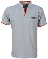 AU Polo Grey with Zip Red