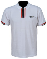 AU Polo White / Zip Black