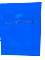 B - Folder Laminated - Ocean Blue  Twin Pocket -AU _ 63458