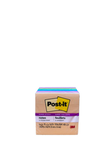 Post-it Super Sticky Notes 3M Post-it 3"x 3", 6 Multicolor Pads, 70 Sheets Each
